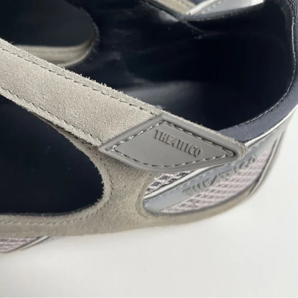 The Attico Floor01 Nomad Ballerina Flat Grey 39 - Picture 8 of 14